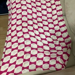 Pink and White Kate Spade scarf